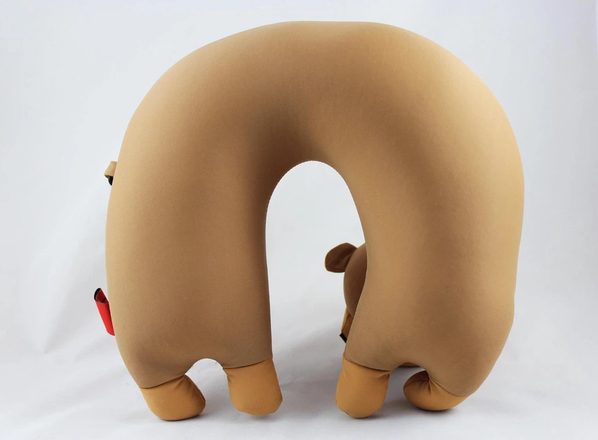 Cuddlebug U-shape kussen | Aap | Knuffel | Kinderen