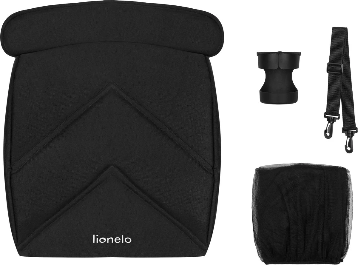 Lionelo Buggy Cloe - Kinderwagen Premium + - tot 22 kg - verstelbare rugleuning - 5-punts veiligheidsgordels - grote zwenkwielen - klamboe - bekerhouder - lichtgewicht - compact - waterdicht