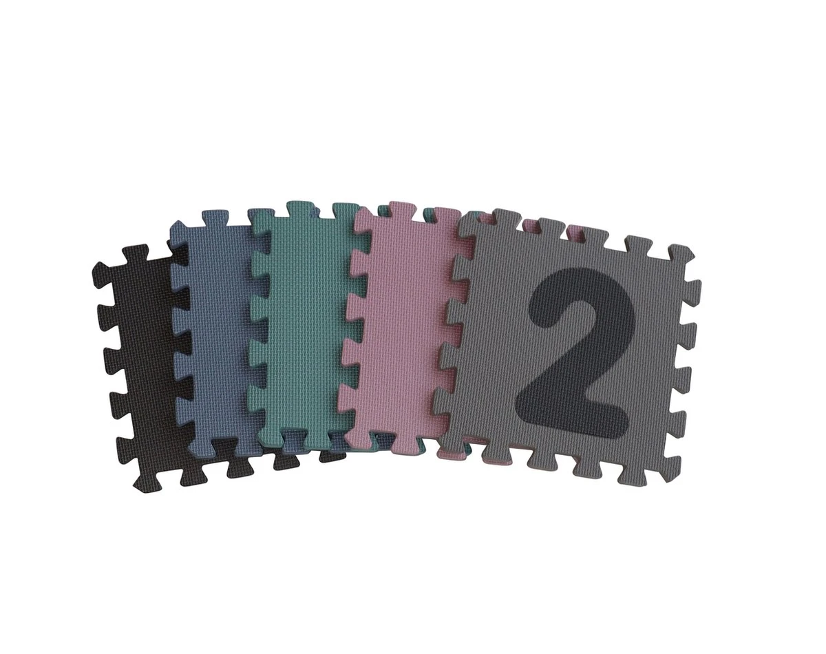 Speelmat Vierkant Tegels 90 x 90 Roze