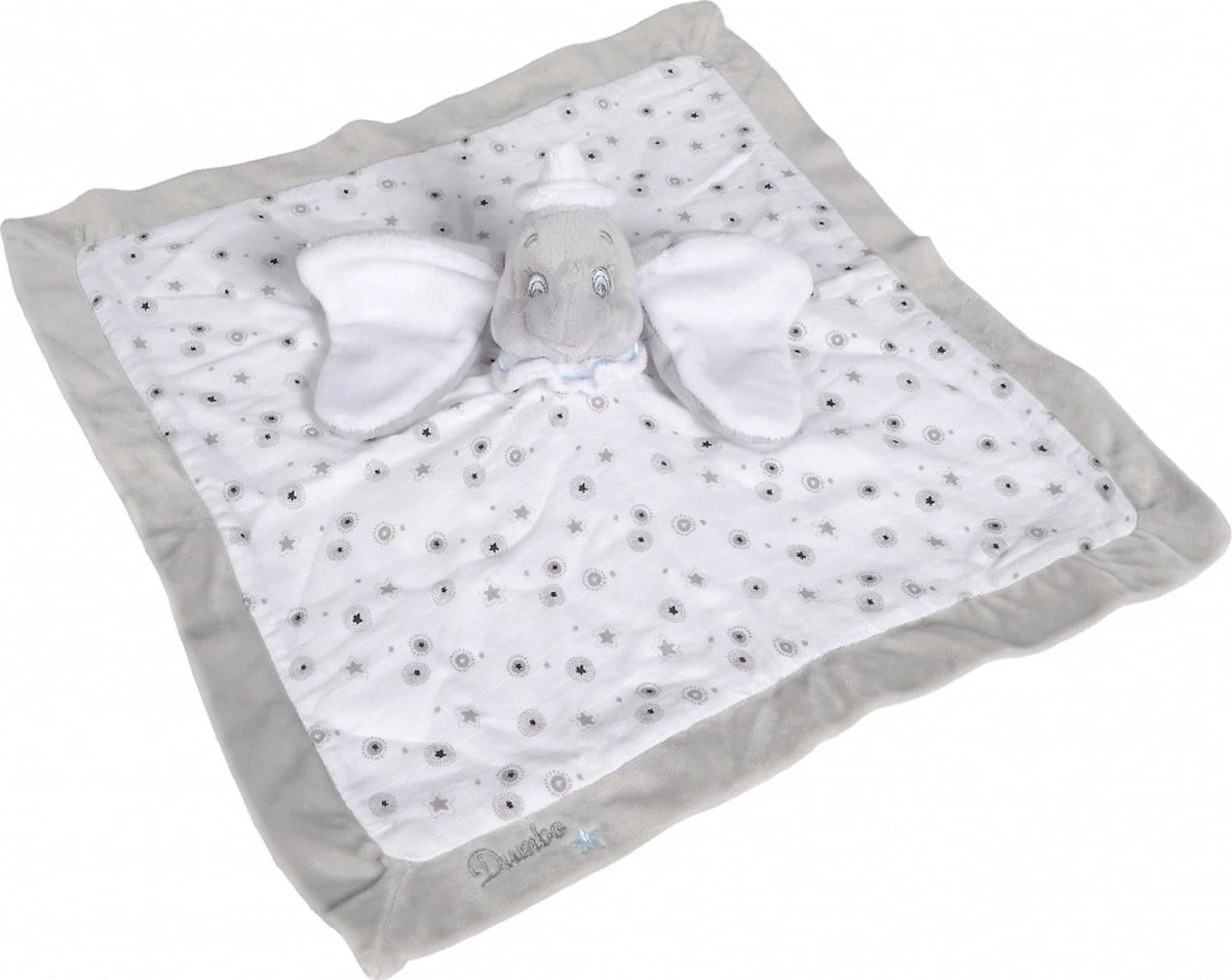 Disney - Dumbo/Dombo - Grote knuffeldoekje - 40 cm - Alle leeftijden - Babygeschenk - Kraamcadeau - Knuffeldoek
