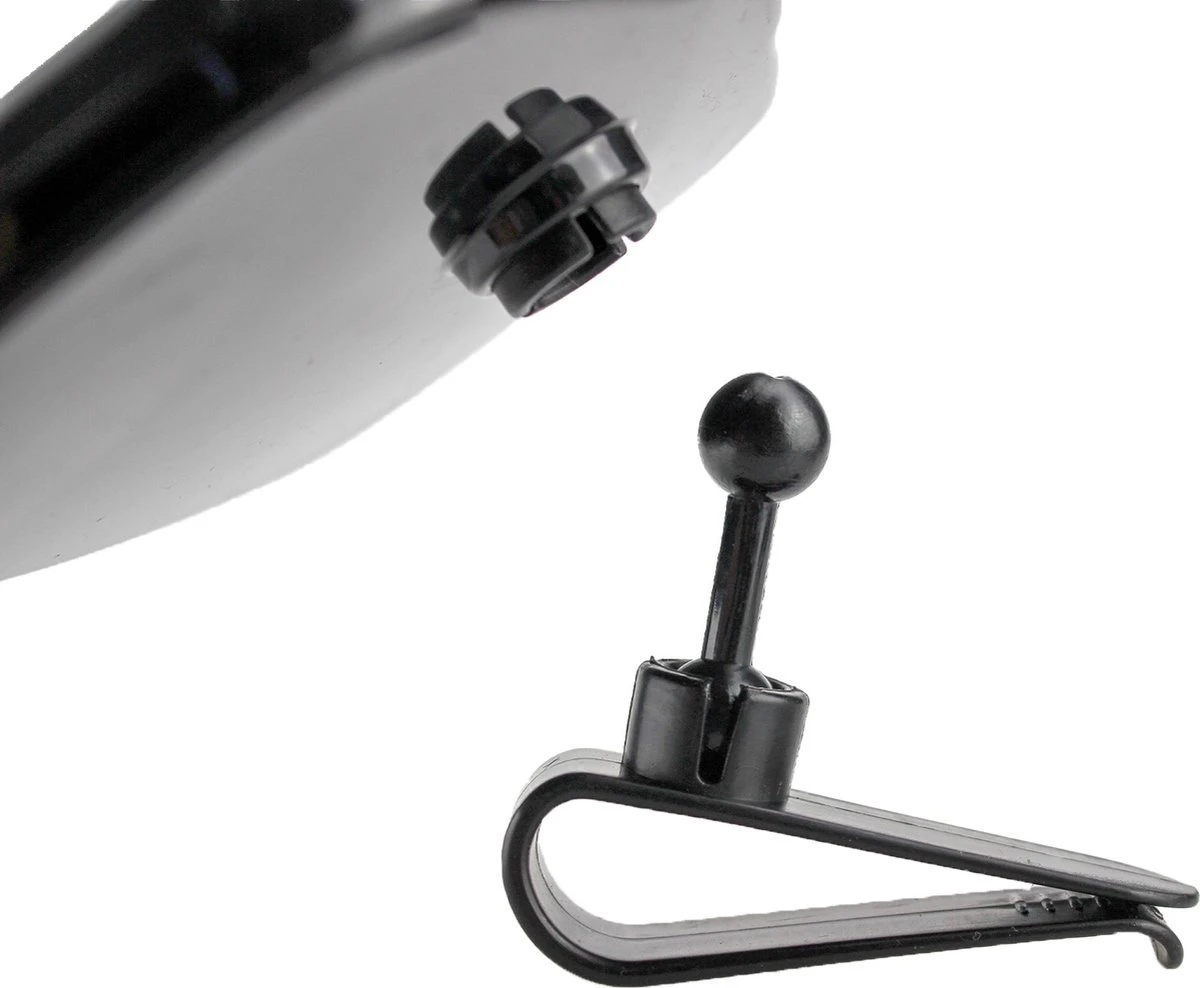 EZI MIRROR MINI - Auto spiegel baby - met klem en zuignap - klein formaat - bevestig op ruit of aan zonneklep