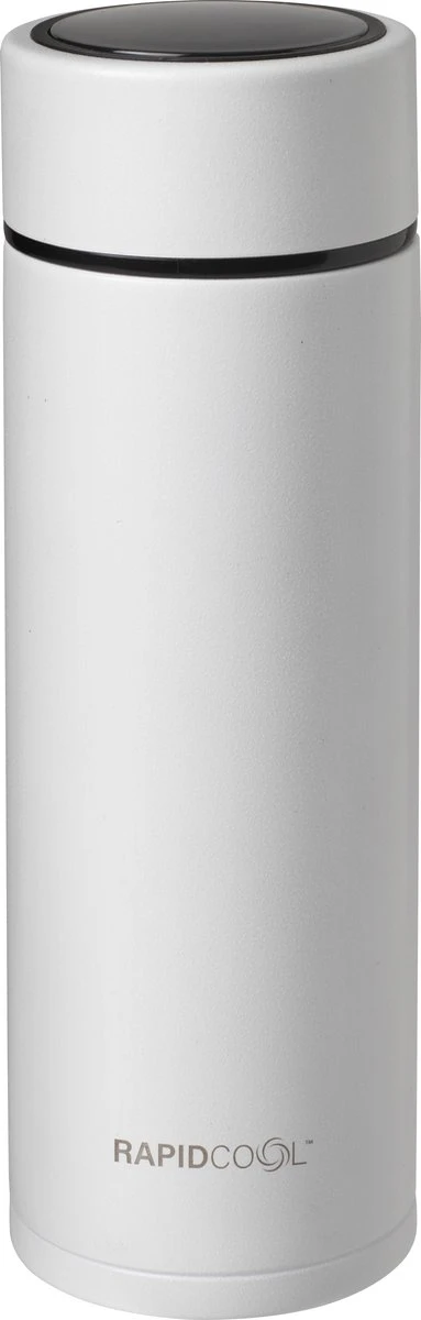 Nûby - RapidCool™ - Maak de perfecte flesvoeding voor je baby - Flessenkoeler - Inclusief melkpoederdispenser en digitaal deksel - Wit