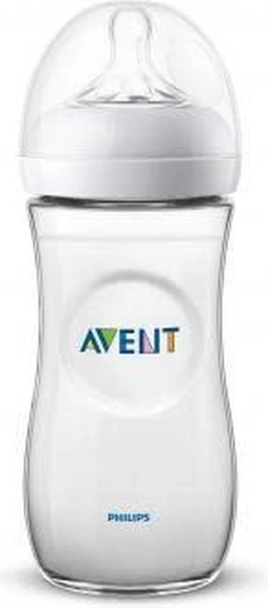Philips Avent Natural babyfles - SCF036/17 babyfles (6m+) voor langzame toevoer - 1x