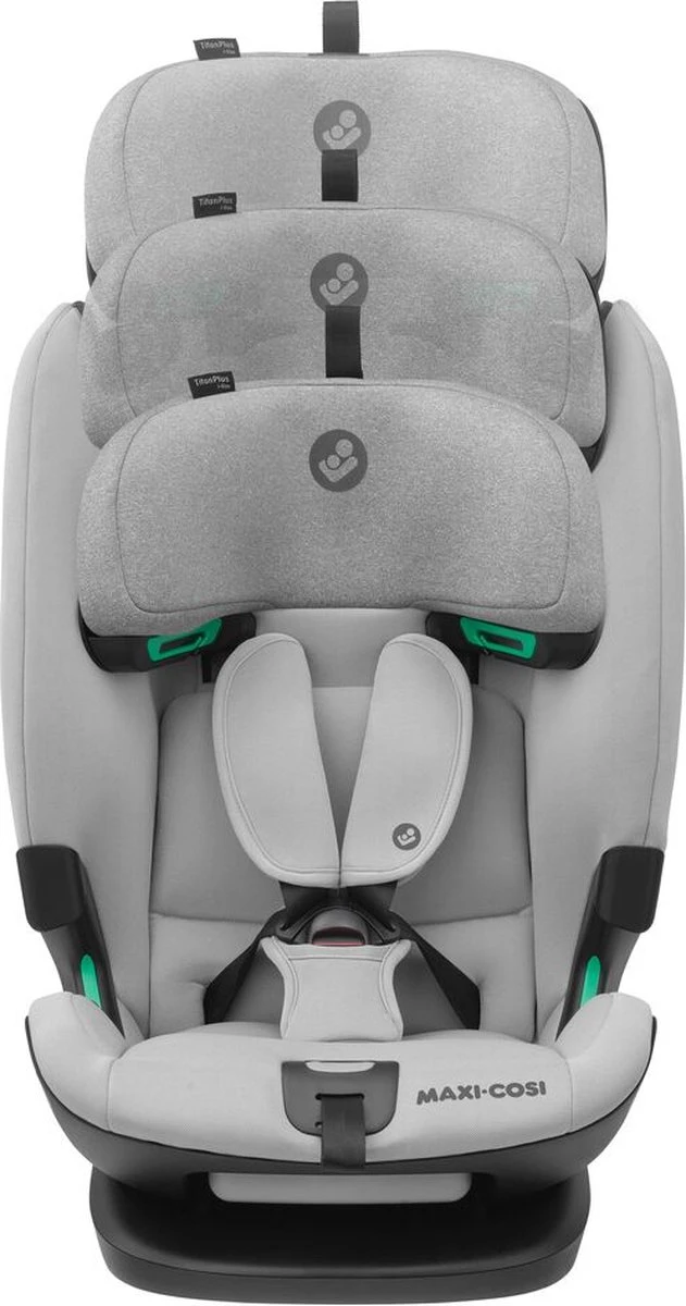 Maxi-Cosi Titan Plus i-Size Autostoeltje - Authentic Grey - Vanaf ca. 15 maanden tot 12 jaar