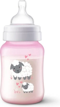 Philips Avent Anti-colic SCF821/14 - Babyfles (260 Ml) - 1 Stuk - Roze