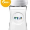 Philips Avent Natural Babyfles - SCF036/17 Babyfles (6m+) Voor Langzame Toevoer - 1x