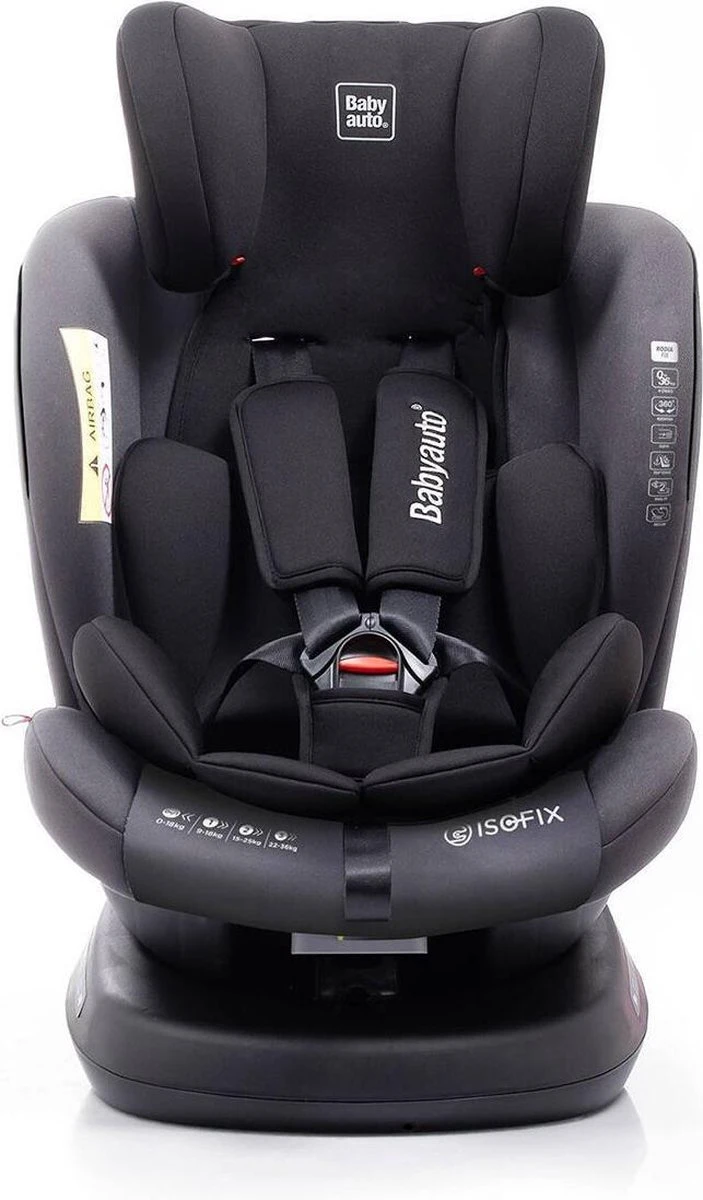BabyAuto Rodia group 0+/1/2/3 zwart/grijs