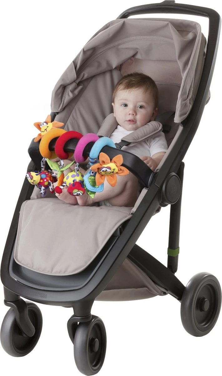 Playgro Boxspiraal Amazing Garden Twirly Whirly - Kinderwagen Speeltje - Activiteitenspiraal