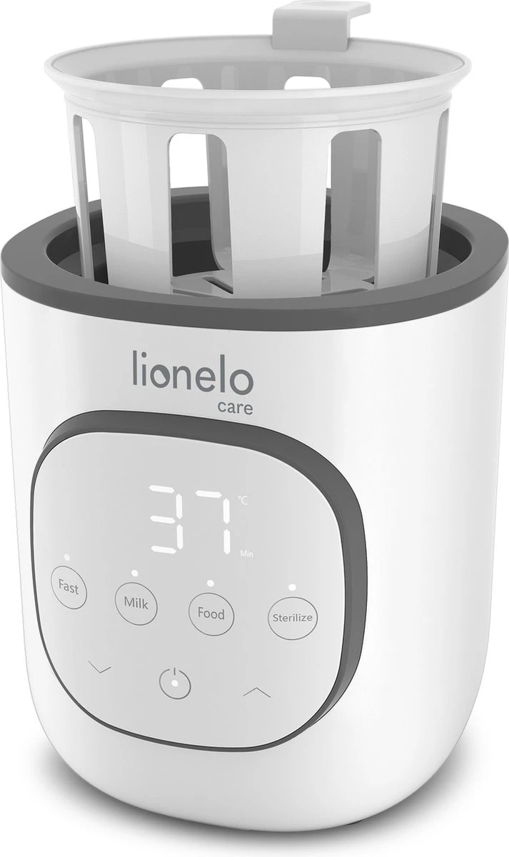 Lionelo Thermup 2.0 Flessenwarmer 5in1 - Verwarming van vloeistoffen en eten - sterilseren en ontdooien - BPA-FREE - Overhittingsbeveiliging - Thermostaat - Automatische uitschakeling bij watertekort