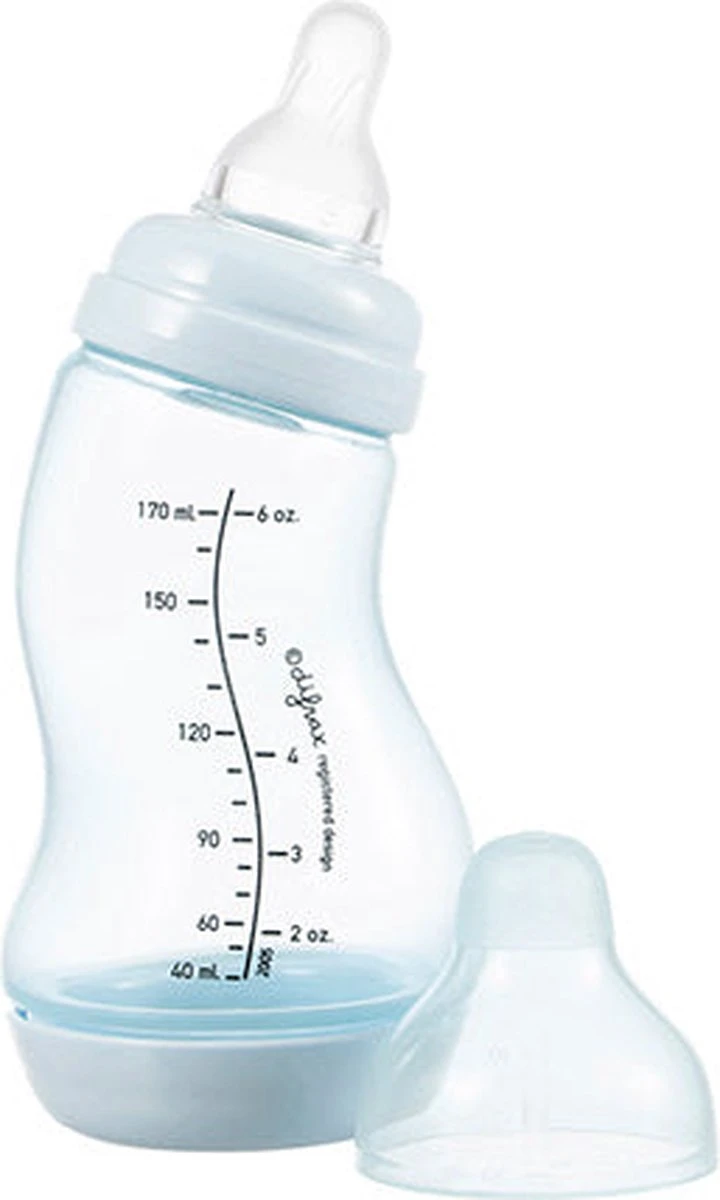 Difrax - S-Fles Natural - Babyfles Bruin- 0+ maanden - 170ml