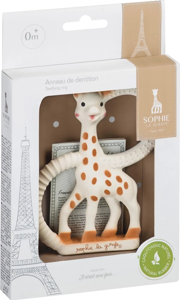 Sophie de giraf - Bijtring - Soft - in witte geschenkdoos