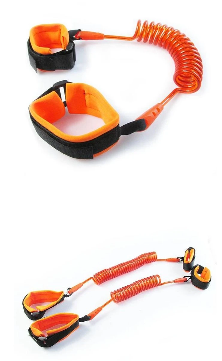 Veiligheidstuigje voor kinderen - Polsbandje -1,5 meter – Oranje - One size