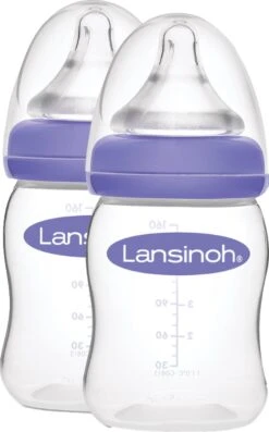 Lansinoh 2 Stuks 160 Ml Natural Wave Flesjes 75870