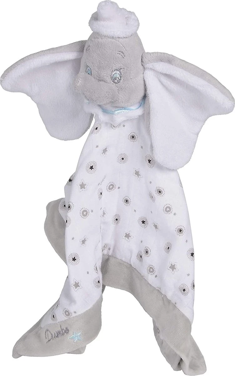 Disney - Dumbo/Dombo - Grote knuffeldoekje - 40 cm - Alle leeftijden - Babygeschenk - Kraamcadeau - Knuffeldoek