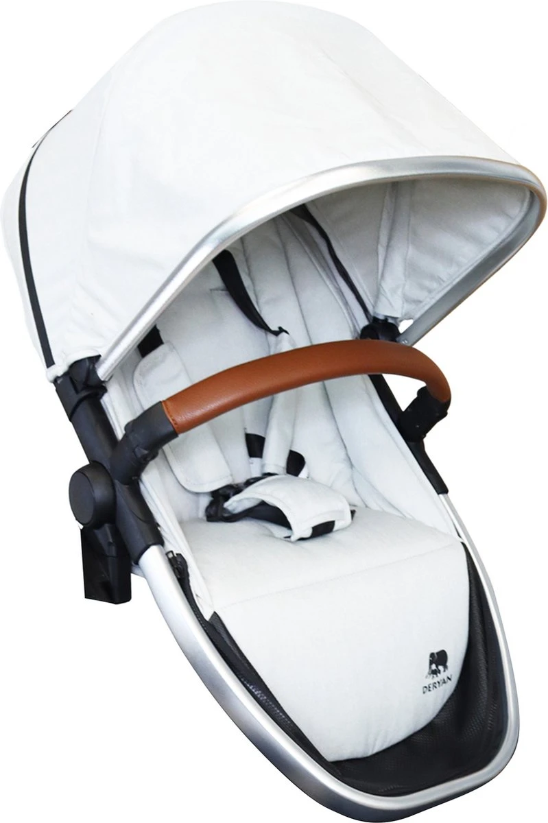 Deryan Tweede Stoeltje voor Evy Kinderwagen - Creme