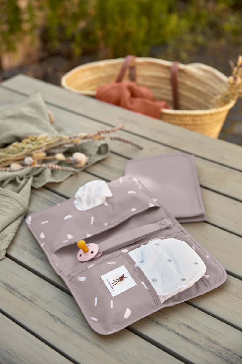 Lässig Verschoningsmatje Blocks taupe