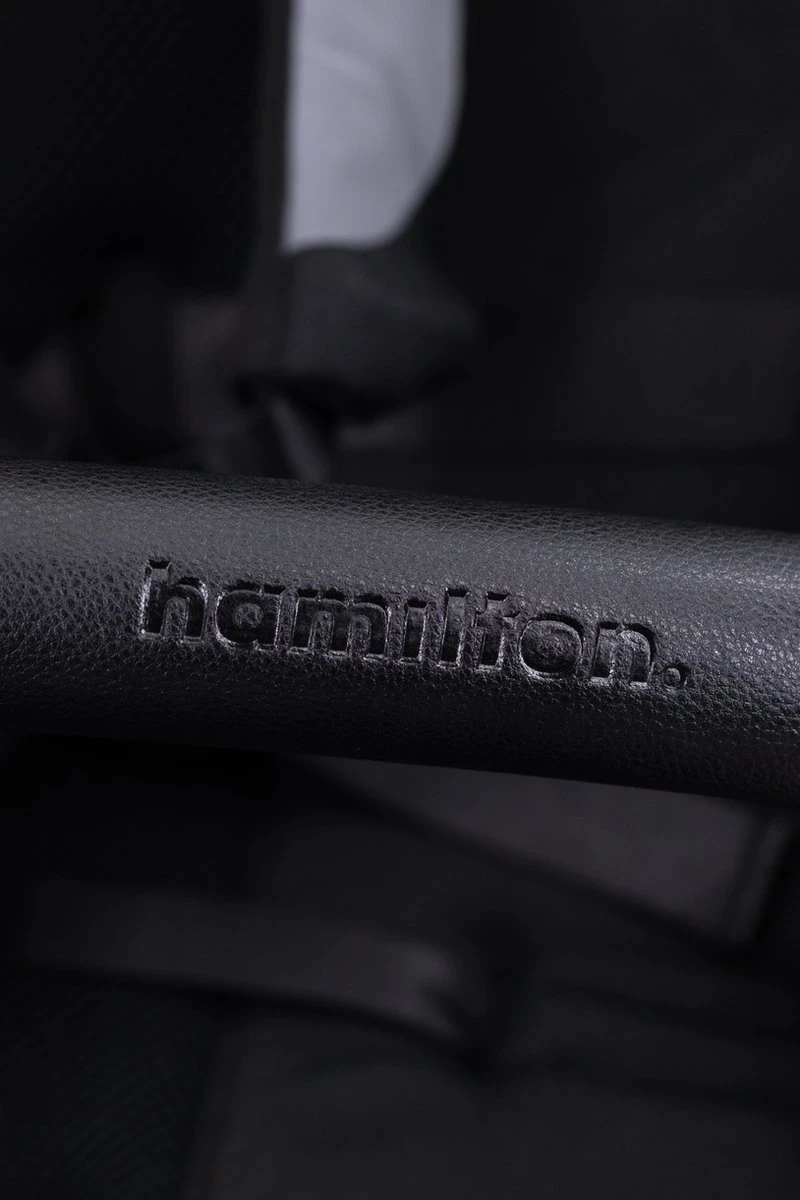 Hamilton by Yoop X1 Plus Buggy – Nieuw, Hoger, Uitgebreider 2023 Model – Premium Stroller met One Hand Folding Technologie – Zwart – Lichte, Verstelbare en Wendbare Kinderwagen met vele Gemakken