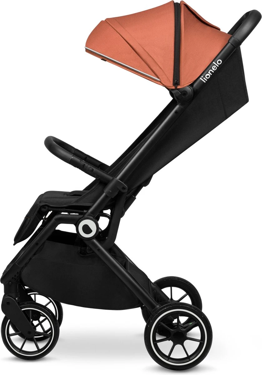 Lionelo Buggy Cloe - Kinderwagen Premium + - tot 22 kg - verstelbare rugleuning - 5-punts veiligheidsgordels - grote zwenkwielen - klamboe - bekerhouder - lichtgewicht - compact - waterdicht