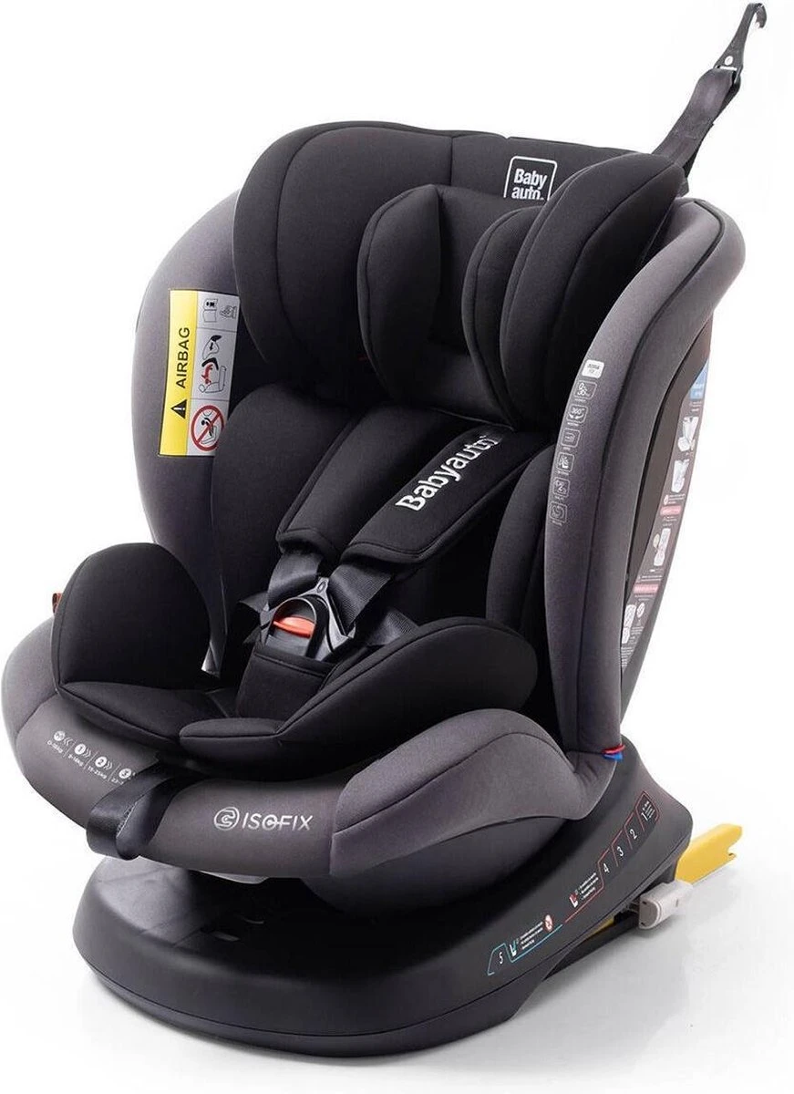 BabyAuto Rodia group 0+/1/2/3 zwart/grijs