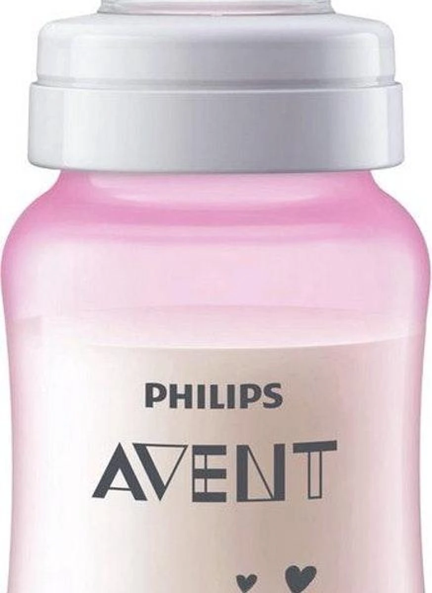 Philips Avent Anti-colic SCF821/14 - Babyfles (260 ml) - 1 stuk - roze
