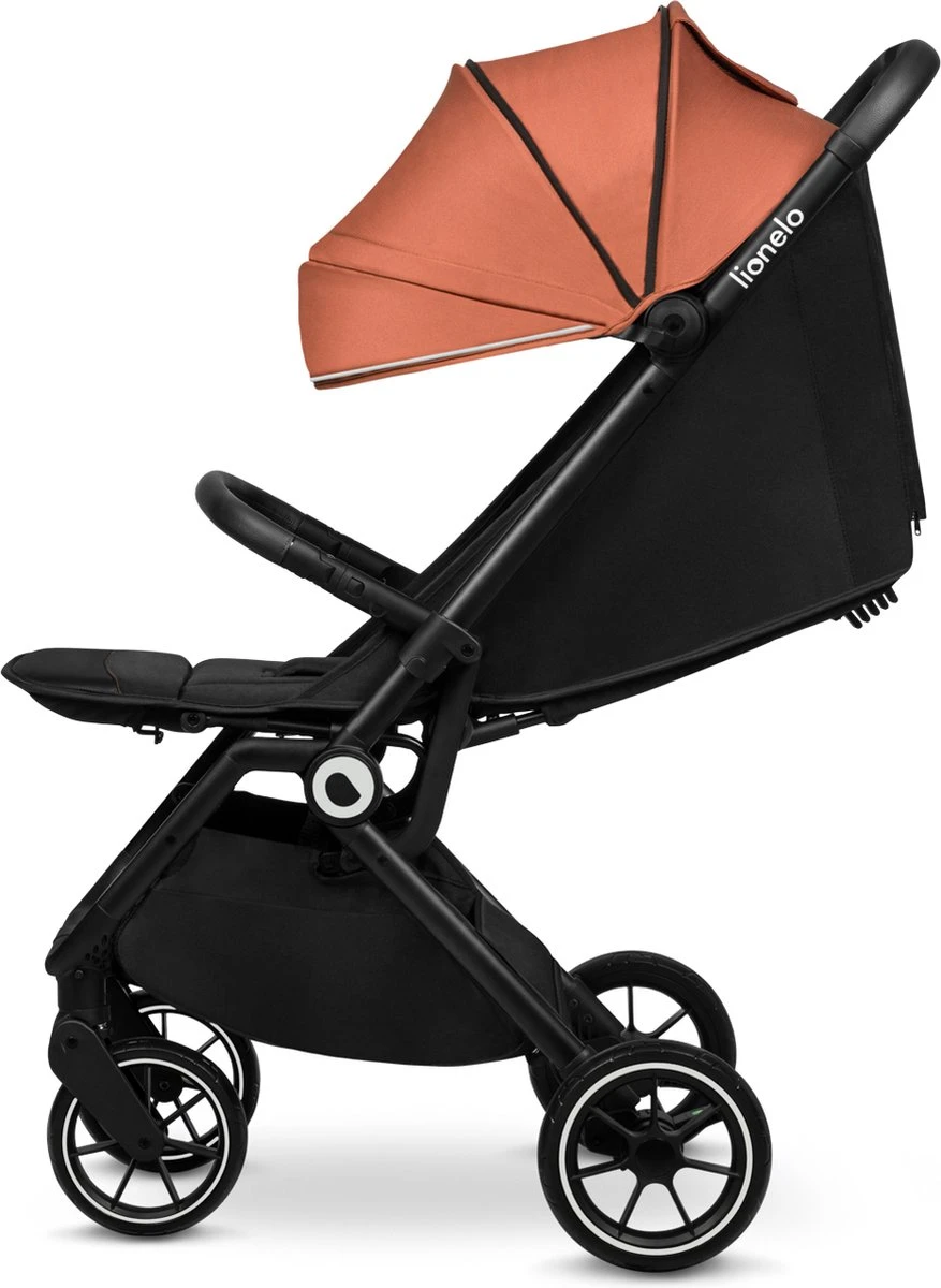 Lionelo Buggy Cloe - Kinderwagen Premium + - tot 22 kg - verstelbare rugleuning - 5-punts veiligheidsgordels - grote zwenkwielen - klamboe - bekerhouder - lichtgewicht - compact - waterdicht
