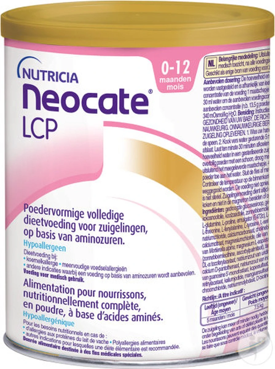 Neocate LCP poeder Nutricia Dieetvoeding 400 gram