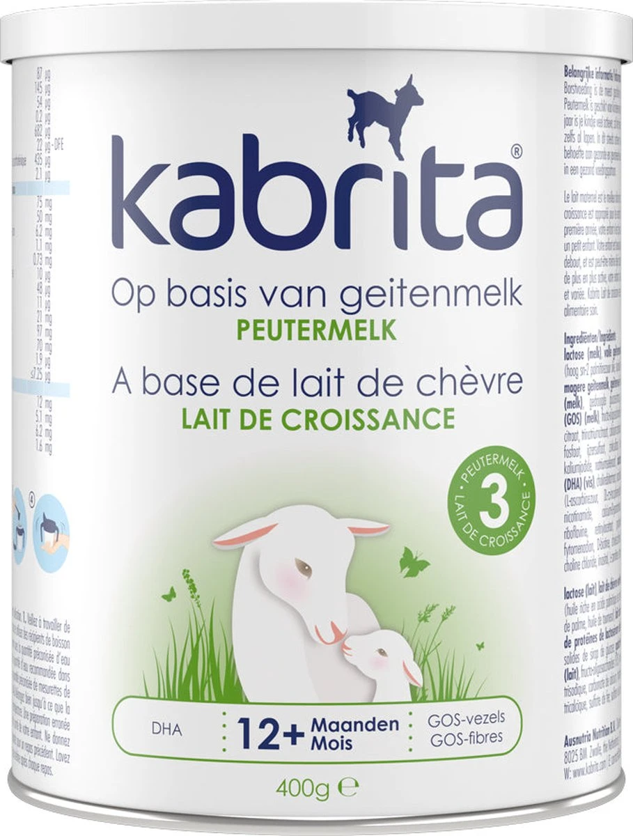 Kabrita 3 Peutermelk - Babyvoeding 12+ maanden - 400g