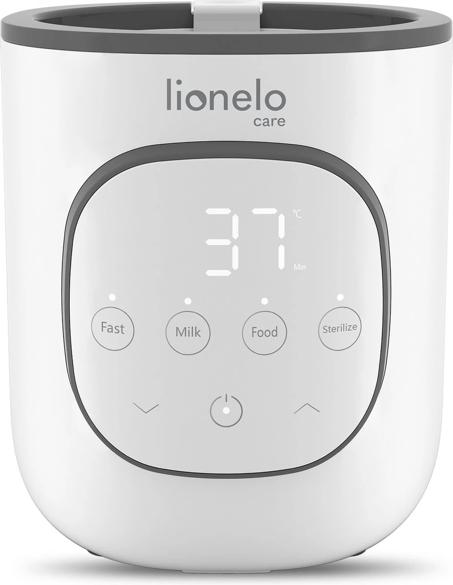 Lionelo Thermup 2.0 Flessenwarmer 5in1 - Verwarming van vloeistoffen en eten - sterilseren en ontdooien - BPA-FREE - Overhittingsbeveiliging - Thermostaat - Automatische uitschakeling bij watertekort