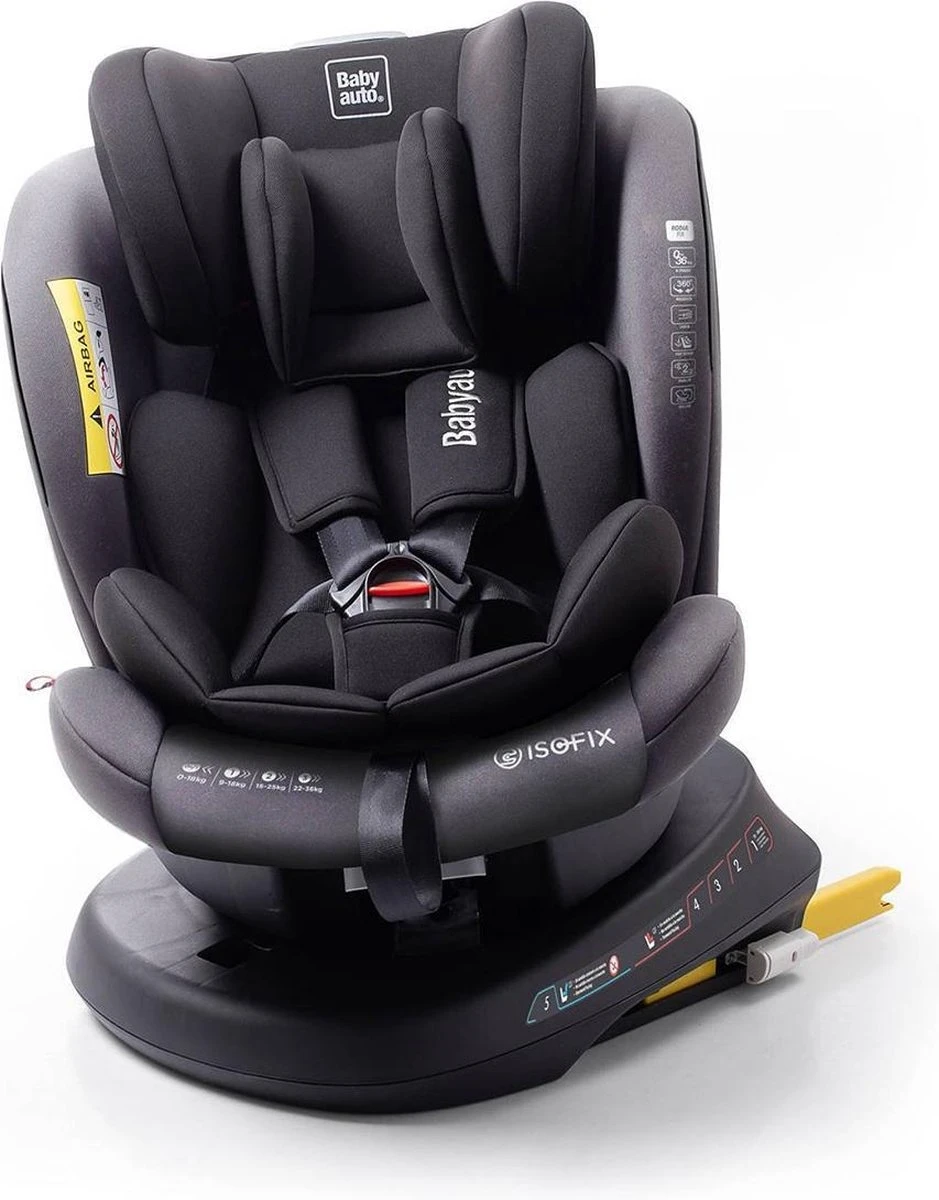 BabyAuto Rodia group 0+/1/2/3 zwart/grijs