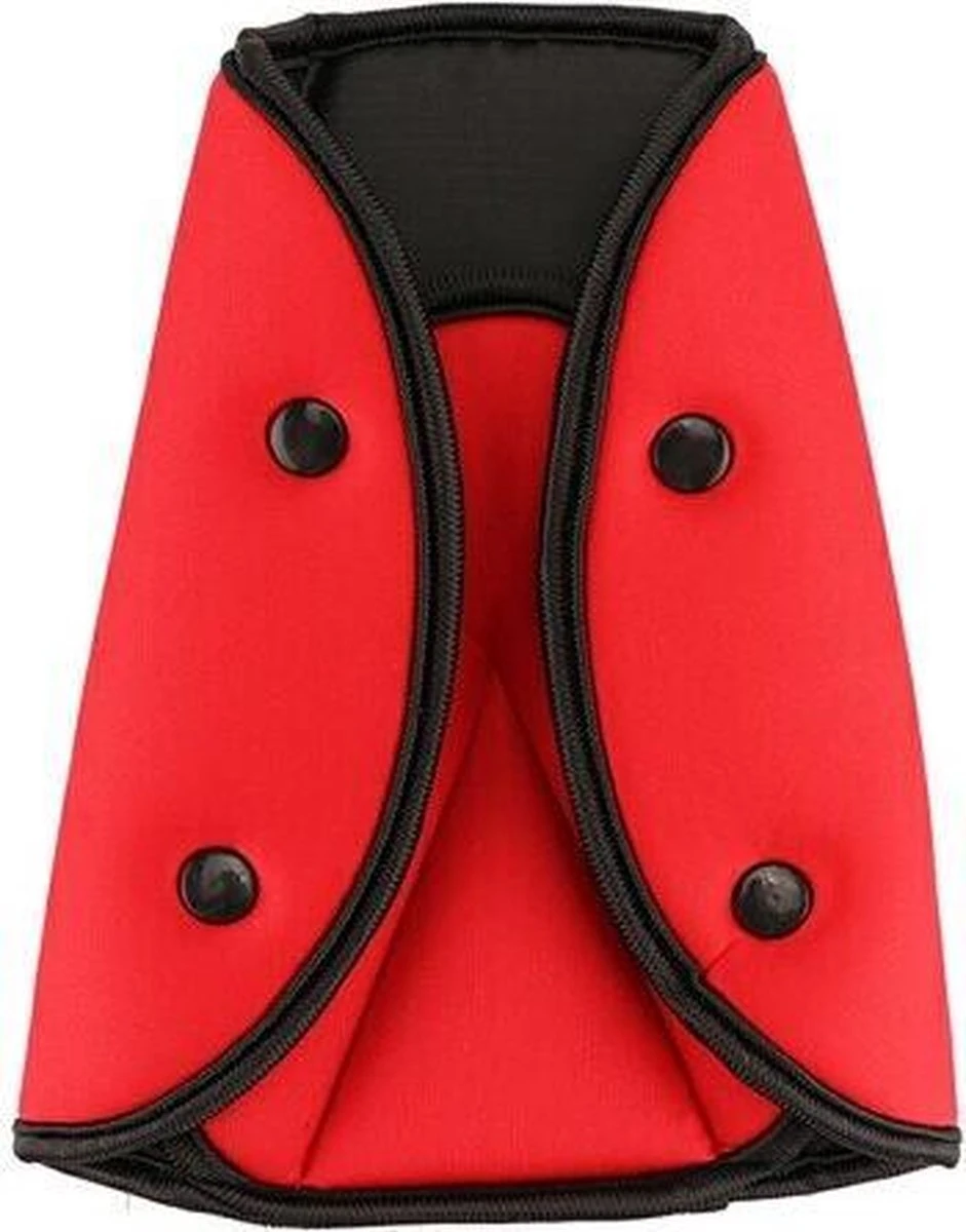 Auto gordel beschermer - Gordelhoes - Autogordel bescherming - Gordelbeschermer - Nekbeschermer kind - Gordelbeschermhoes - Rood