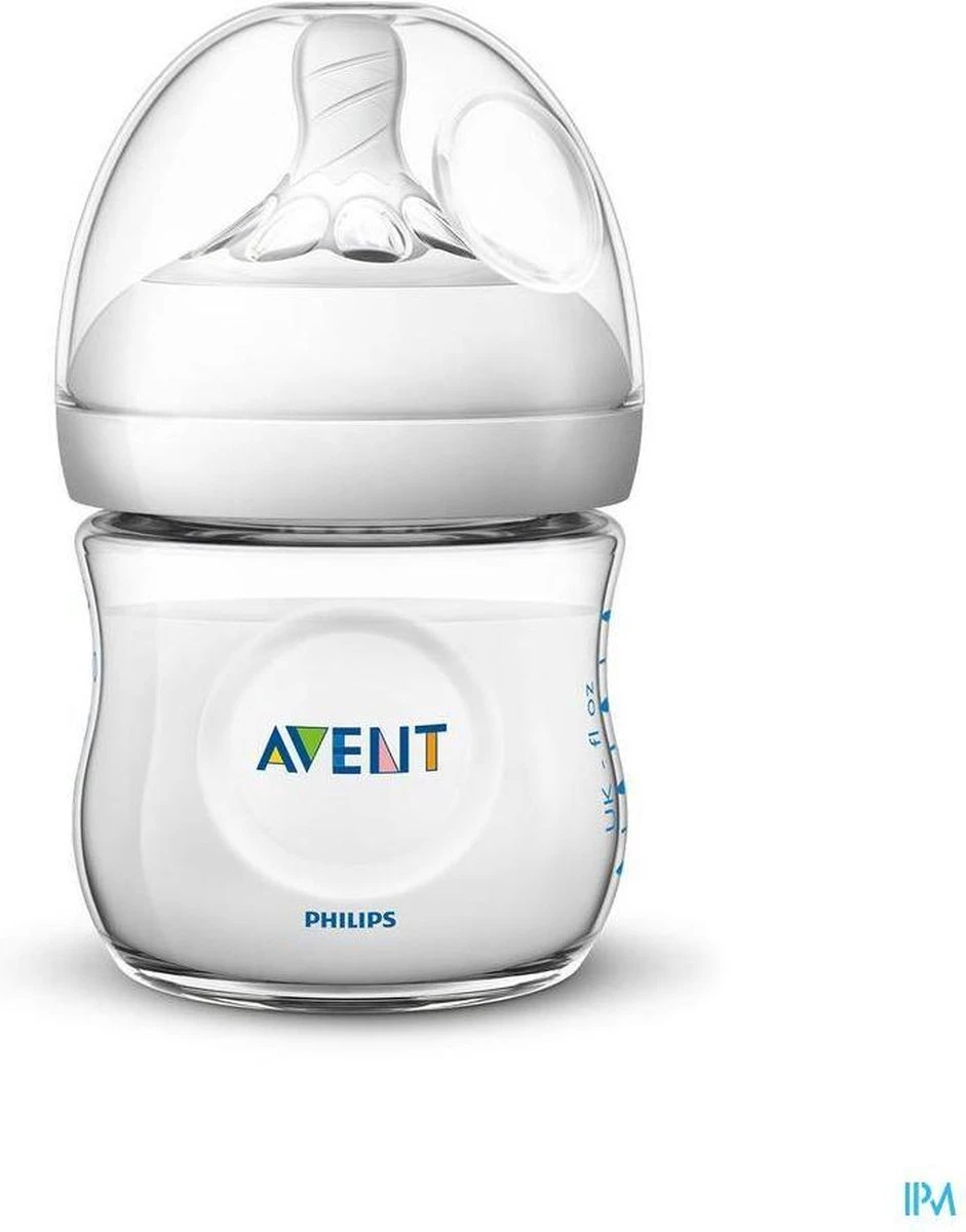 Philips Avent Natural babyfles – SCF030/17 babyfles (0m+) voor langzame toevoer
